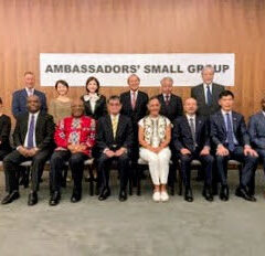 Head of Train to Globalize (educational service) at Jarman International, Austin Auger, shared his expertise on cross-cultural communication with international ambassadors to Japan and Japanese government representatives