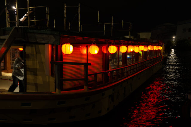 In partnership with Kawasaki, Jarman International’s Laura Pollacco explored the city’s immense and picturesque industrial zone on a night boat tour